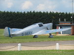 G-AERV @ EGLM - Taxiing for take off at White Waltham, Berkshire - by Chris Holtby