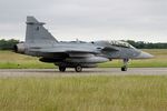 9820 @ LFRJ - Saab JAS-39D Gripen, Taxiing to flight line, Landivisiau Naval Air Base (LFRJ) Tiger Meet 2017 - by Yves-Q