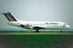 F-GDSK @ EBBR - Air France F28 lining-up - by FerryPNL