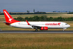 9H-TJB @ LOWW - Corendon Airlines Europe Boeing 737-800 - by Thomas Ramgraber