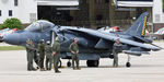 165425 @ KOQU - Crew watching as the other harrier starts up. - by Topgunphotography