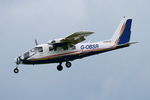 G-OBSR @ EGSH - Landing at Norwich. - by Graham Reeve