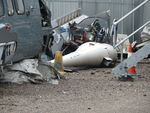 G-CHZA @ EGTC - What remains of the glider at a scrapyard at Cranfield Airport - by Chris Holtby