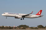 TC-JSL @ LMML - A321 TC-JSL Turkish Airlines - by Raymond Zammit