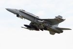 J-5012 @ LFRJ - McDonnell Douglas FA-18C Hornet, Take off rwy 08, Landivisiau Naval Air Base (LFRJ) Tiger Meet 2017 - by Yves-Q