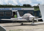 G-CGWO @ EGSX - Parked at it's base at North Weald, Essex. - by Chris Holtby