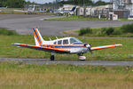 G-BFNI @ EGFH - Resident Warrior II operated by Cambrian Flying Club. - by Roger Winser