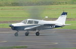 G-AXJX @ EGHO - At Thruxton Airfield just landed - by Chris Holtby
