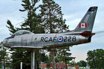 23228 @ CYBN - 23228   Canadair CL-13A Sabre Mk.5 [1018] (Ex Royal Canadian Air Force / Borden CFB Museum) CFB Borden~C 21/06/2005 - by Ray Barber