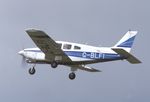 G-BLFI @ EGTR - Taking off from Elstree - by Chris Holtby