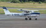 G-BHAA @ EGFH - Visiting Cessna 152. - by Roger Winser