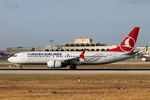 TC-LCC @ LMML - B737-8 MAX TC-LCC Turkish Airlines - by Raymond Zammit