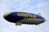 D-LZFN @ LFRM - Team of Zeppelin advertisement for Goodyear based in a field near Ruaudin 72 for the 24h le Mans. 19 to 23 August 2021.
5 km from le Mans airport LFRM.
In slow approach for landing, the engines tilt upwards. - by Thierry DETABLE