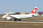 HB-JCK @ LMML - Bommbardier CS300 HB-JCK Swiss Air - by Raymond Zammit