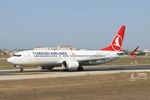 TC-LCB @ LMML - B737-8 MAX TC-LCB Turkish Airlines - by Raymond Zammit