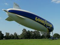 D-LZFN @ LFRM - Zeppelin advertising team for Goodyear based in a field near Ruaudun 72 for the 24h of Le Mans. August 19 to 23, 2021. 5 km from Le Mans LFRM airport - by Roger DETABLE