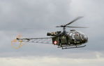 2-BVSD @ EGMJ - 1964 Alouette arriving at the Little Gransden Airshow 2021 - by Chris Holtby