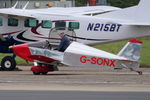 G-SONX @ EGSH - Just landed at Norwich. - by Graham Reeve
