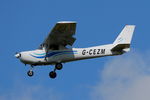 G-CEZM @ EGSH - Landing at Norwich. - by Graham Reeve