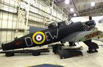 N1671 - Boulton Paul Defiant I (getting dismantled for removal from the Battle of Britain Hall) at the RAF-Museum, Hendon