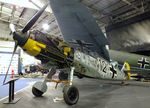 4101 - Messerschmitt Bf 109E-3/B (getting dismantled for removal from the Battle of Britain Hall) at the RAF-Museum, Hendon