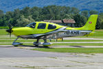 HB-KHR @ LSZL - At Locarno-Magadino in new livery. - by sparrow9