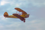 OO-MON @ EBDT - Flying overhead Schaffen-Diest Oldtimer Rally. Scanned from a slide