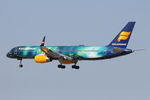 TF-FIU @ LMML - B757 TF-FIU Icelandair in Aurora Special Livery - by Raymond Zammit