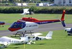 D-HIPY @ EDKB - Bell 206B JetRanger III of Air Lloyd at Bonn-Hangelar airfield during the Grumman Fly-in 2021 - by Ingo Warnecke