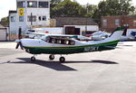 N23KY @ EGTF - Cessna P210N Pressurised Centurion at Fairoaks. Updated colour scheme. - by moxy