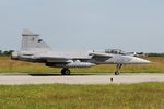 9238 @ LFRJ - Saab JAS-39C Gripen, Taxiing to flight line, Landivisiau Naval Air Base (LFRJ) Tiger Meet 2017 - by Yves-Q