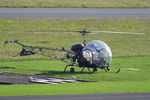 D-HHLL @ EDKB - Agusta-Bell 47G-2A1 at Bonn-Hangelar airfield during the Grumman Fly-in 2021 - by Ingo Warnecke