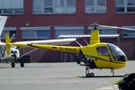 D-HALW @ EDKB - Robinson R22 Beta II of Air Lloyd at Bonn-Hangelar airfield during the Grumman Fly-in 2021