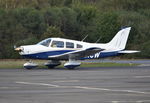 G-BICW @ EGLK - Piper PA-28-161 Cherokee Warrior II at Blackbushe. Ex N2091U - by moxy