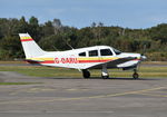 G-OARU @ EGLK - Piper PA-28R-201 Cherokee Arrow III at Blackbushe. Ex N174ND - by moxy
