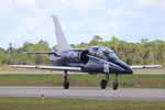 N139GX @ KPGD - The L-39 Albatro from Qyon Aero Sports taxis at Punta Gorda Airport following a practice flight - by James Donten