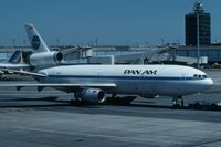 N67NA @ JFK - Summer of 1982. Recently painted in full Pan Am colours. Used to be National - by ALASTAIR GRAY