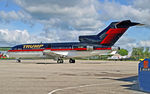 VP-BDJ @ EGPD - VP-BDJ   Boeing 727-23 [20046] (Trump Group) Aberdeen-Dyce~G 28/05/2010 - by Ray Barber