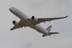 F-HTYF @ LFPG - Airbus A350-941, Take off rwy 06R, Roissy Charles De Gaulle Airport (LFPG-CDG) - by Yves-Q