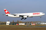 HB-JMB @ LOWW - Swiss International Airlines Airbus A340-313 - by Thomas Ramgraber