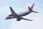 G-CELF @ LFPG - Boeing 737-377, Climbing from rwy 27L, Roissy Charles De Gaulle airport (LFPG-CDG) - by Yves-Q