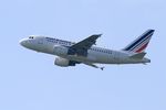F-GUGA @ LFPG - Airbus A318-111, Climbing from rwy 08L, Roissy Charles De Gaulle airport (LFPG-CDG) - by Yves-Q