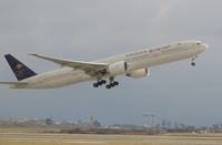 HZ-AK27 @ YYZ - Lifting off early from runway 23 - by ALASTAIR GRAY