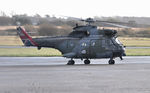 XW224 @ EGFH - In 50th anniversary markings of RAF Puma helicopter operations (1971 to 2021). - by Roger Winser