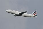 F-GHQL @ LFPG - Airbus A320-211, Climbing from rwy 23, Bordeaux Mérignac airport (LFBD-BOD) - by Yves-Q