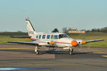 G-FCSL @ EGSH - Leaving Norwich for calibration work. - by keithnewsome