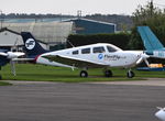 G-FLXY @ EGTF - Piper PA-28-181 Cherokee Archer III at Fairoaks. Ex TF-IFH - by moxy
