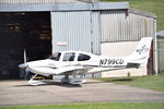 N799CD @ EGBJ - N799CD at Gloucestershire Airport. - by andrew1953