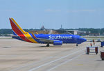 N7735A @ KATL - Southwest welcome team at gate Atlanta - by Ronald Barker