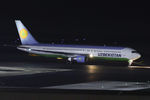 UK67004 @ LOWW - Uzbekistan Airways Boeing 767 - by Andreas Ranner